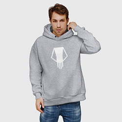 Толстовка оверсайз мужская Bakugo t-shirt, цвет: меланж — фото 2