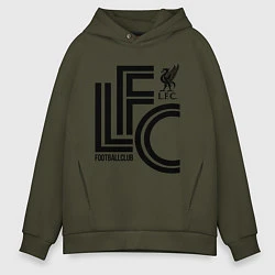 Толстовка оверсайз мужская Liverpool FC, цвет: хаки