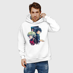 Толстовка оверсайз мужская Баам и Рахиль, цвет: белый — фото 2