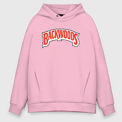 Толстовка оверсайз мужская BACKWOODS, цвет: светло-розовый