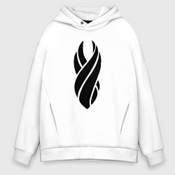 Толстовка оверсайз мужская DEAD SPACE МЁРТВЫЙ КОСМОС, цвет: белый