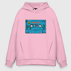 Толстовка оверсайз мужская Кассета Сектор Газа, цвет: светло-розовый