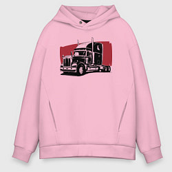 Мужское худи оверсайз Truck red