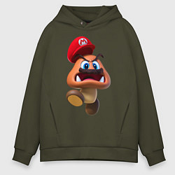 Толстовка оверсайз мужская Goomba, цвет: хаки