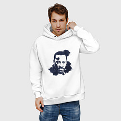 Толстовка оверсайз мужская Мартин Лютер, цвет: белый — фото 2