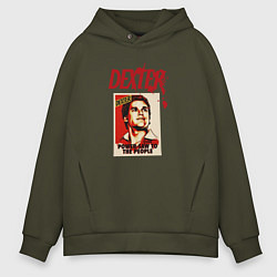 Толстовка оверсайз мужская Декстер Марка, цвет: хаки