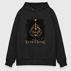 Толстовка оверсайз мужская ELDEN RING SYMBOL LOGO, цвет: черный