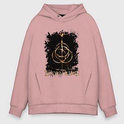 Толстовка оверсайз мужская ELDEN RING SYMBOL LOGO, цвет: пыльно-розовый