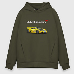 Толстовка оверсайз мужская McLaren Motorsport Racing, цвет: хаки