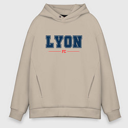 Толстовка оверсайз мужская Lyon FC Classic, цвет: миндальный