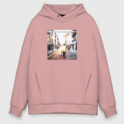 Толстовка оверсайз мужская WHATS THE STORY MORNING GLORY?, цвет: пыльно-розовый