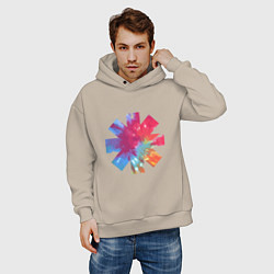 Толстовка оверсайз мужская RHCP Color, цвет: миндальный — фото 2