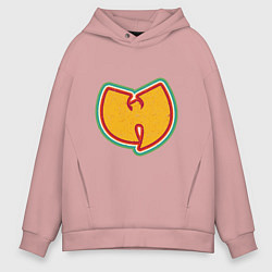 Толстовка оверсайз мужская Wu-Tang Colors, цвет: пыльно-розовый