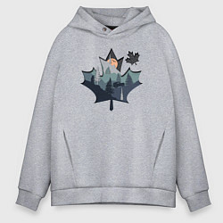 Толстовка оверсайз мужская Бездорожье, цвет: меланж