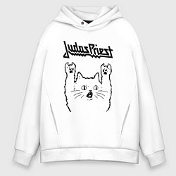 Мужское худи оверсайз Judas Priest - rock cat