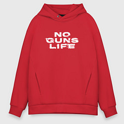 Мужское худи оверсайз No Guns Life лого