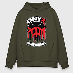 Толстовка оверсайз мужская Onyx - snowgoons, цвет: хаки