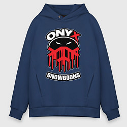 Толстовка оверсайз мужская Onyx - snowgoons, цвет: тёмно-синий