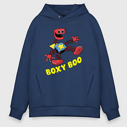 Толстовка оверсайз мужская Project Playtime - Boxy Boo, цвет: тёмно-синий
