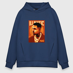 Мужское худи оверсайз Nas Illmatic