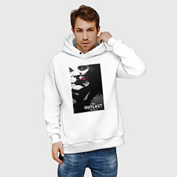 Толстовка оверсайз мужская The Outlast Trials: Mother Gooseberry, цвет: белый — фото 2