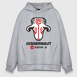 Толстовка оверсайз мужская Juggernaut Dota 2, цвет: меланж