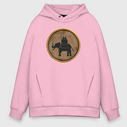 Толстовка оверсайз мужская Мятежники-карфагеняне Rome: Total War, цвет: светло-розовый