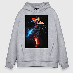 Толстовка оверсайз мужская Баскетбол Куроко Дайки Аоминэ, цвет: меланж