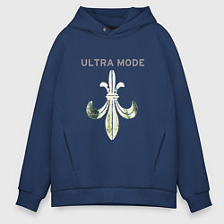 Толстовка оверсайз мужская Depeche Mode - Ultra mode, цвет: тёмно-синий