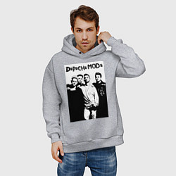 Толстовка оверсайз мужская Depeche mode all, цвет: меланж — фото 2