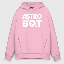 Мужское худи оверсайз Astro bot logo