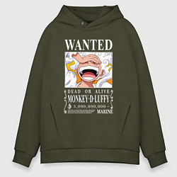 Мужское худи оверсайз Monkey D Luffy - wanted
