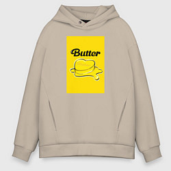 Толстовка оверсайз мужская Butter масло, цвет: миндальный