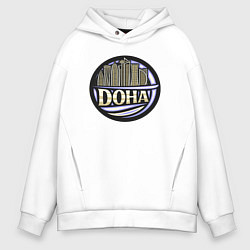 Толстовка оверсайз мужская Катар - Доха, цвет: белый