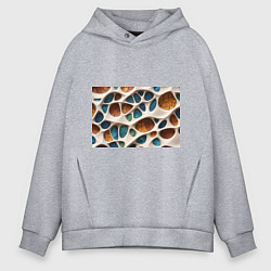 Толстовка оверсайз мужская Вдохновлено Антонио Гауди, цвет: меланж
