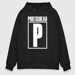 Толстовка оверсайз мужская Portishead, цвет: черный