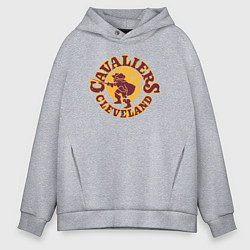 Толстовка оверсайз мужская Cavaliers man, цвет: меланж