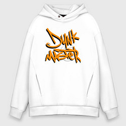 Толстовка оверсайз мужская Dunk master, цвет: белый