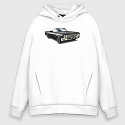 Толстовка оверсайз мужская Кабриолет, цвет: белый