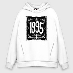 Толстовка оверсайз мужская Готический стиль 1995, цвет: белый
