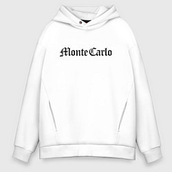 Толстовка оверсайз мужская Monte Carlo - Monaco, цвет: белый