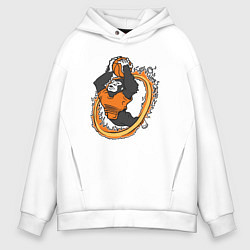Толстовка оверсайз мужская Phoenix Suns gorilla, цвет: белый