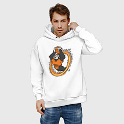 Толстовка оверсайз мужская Phoenix Suns gorilla, цвет: белый — фото 2