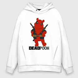 Толстовка оверсайз мужская Deadpooh, цвет: белый