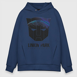 Толстовка оверсайз мужская Linkin Park: Iridescent, цвет: тёмно-синий