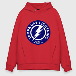 Толстовка оверсайз мужская HC Tampa Bay Lightning, цвет: красный