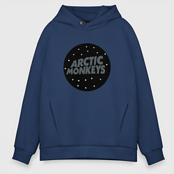 Толстовка оверсайз мужская Arctic Monkeys: Black, цвет: тёмно-синий