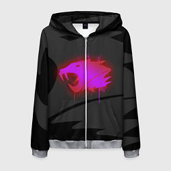 Толстовка 3D на молнии мужская CS:GO: iBUYPOWER Black Сollection, цвет: 3D-меланж