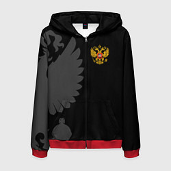 Мужская толстовка на молнии Russia - Black collection