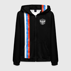 Мужская толстовка на молнии Russia - Black collection 2023